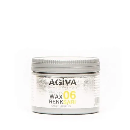 Agiva Hairpigment Wax 06 Gold Color 120g Black Standard