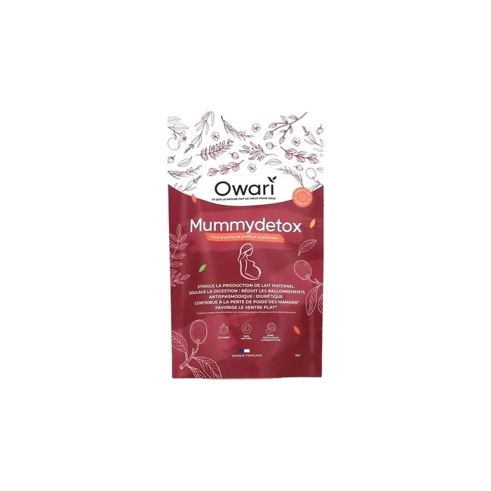 Owari Owari Mummydetox Herbal Tea For Weight Loss And Breastfeeding 1 Sachet Of 50g