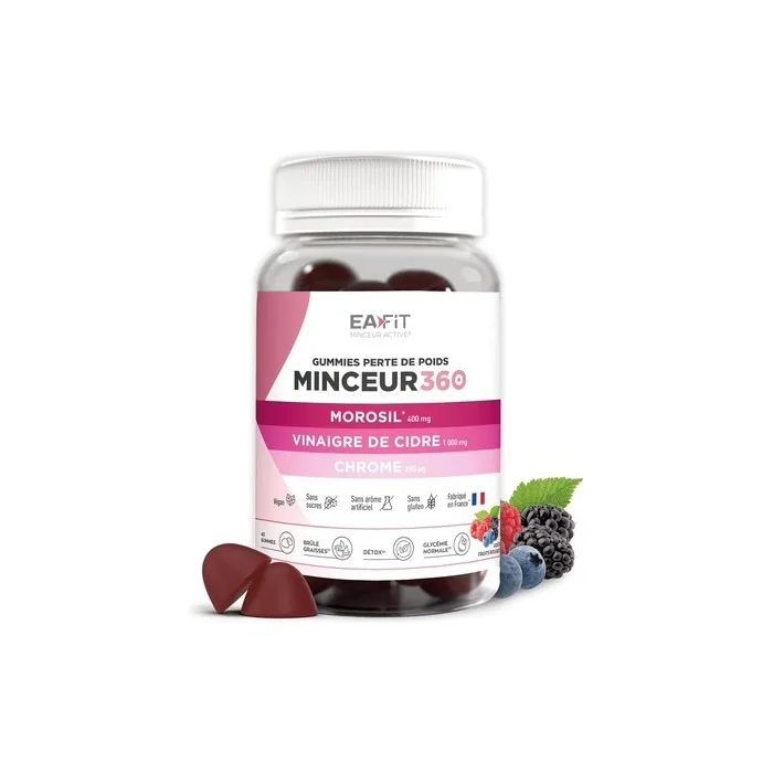 Eafit Minceur 360 Morosil and Apple Cider Vinegar Weight Loss Gummies