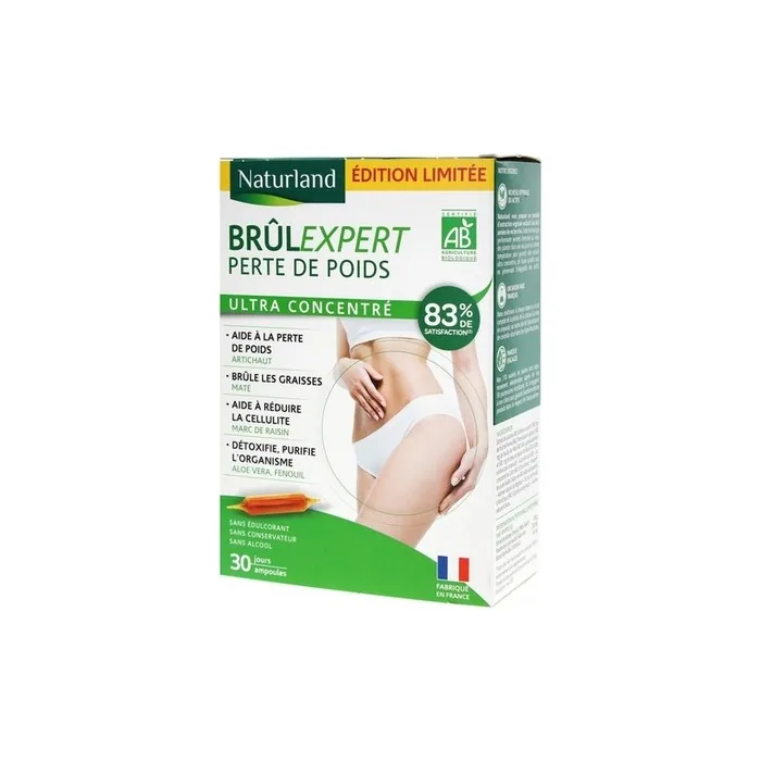 Naturland Brulexpert Weight Loss Organic 30 Ampoules 10ml