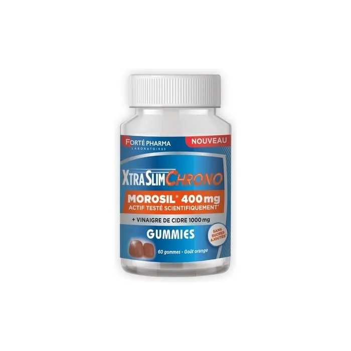 Forte Pharma Xtraslim Chrono Gummies Morosil Slimming with Apple Cider Vinegar