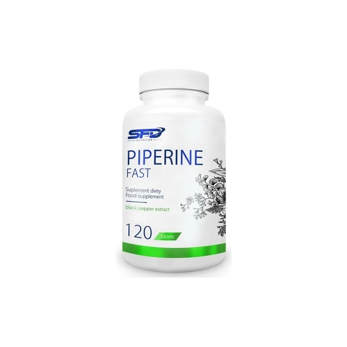 Sfd Piperine Fast 120 Tablets Dietary Supplement For Weight Management