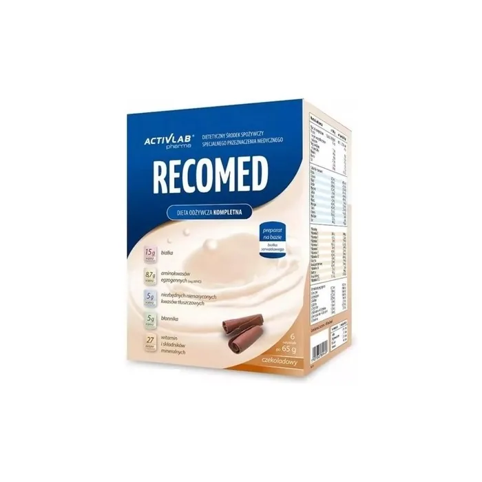 Activlab RecoMed Meal Replacement Chocolate Flavor 390g - Pack of 6