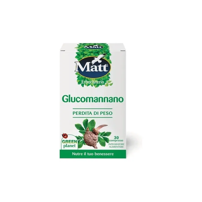 Matt Glucomannan Weight Loss Supplement 30 Tablets