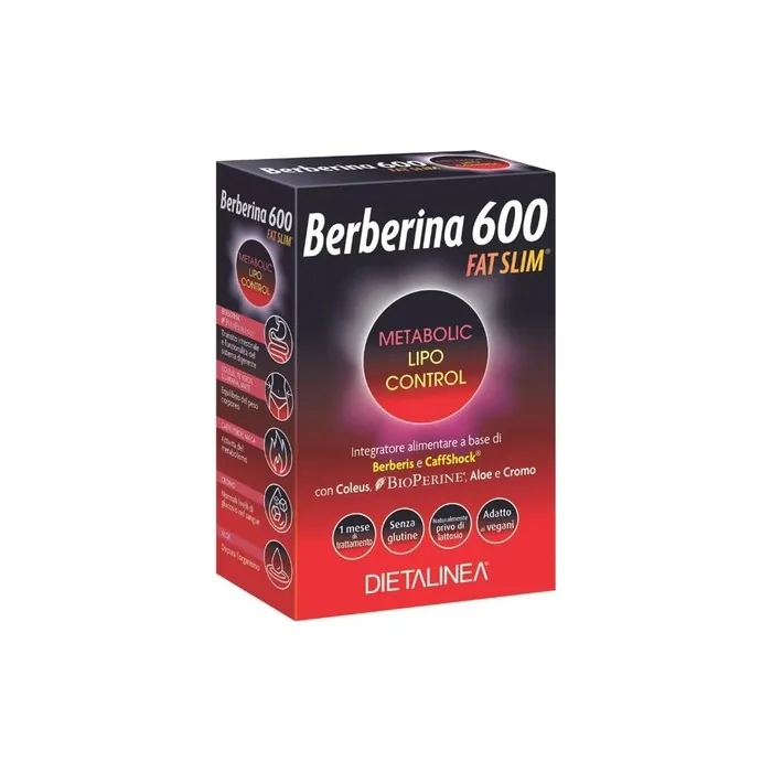 Dietalinea Berberine 600 Fat Slim Food Supplement 60 Tablets