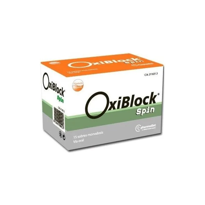 Pharmadiet Oxiblock Spin 15 Vials 100ml