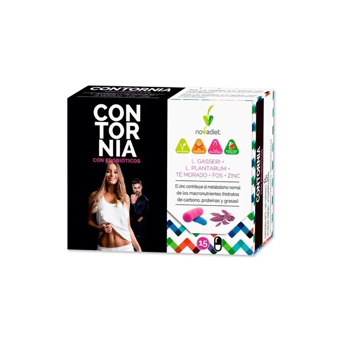 Novadiet Contornia Capsules with L. Gasseri and L. Plantarum for Weight Control