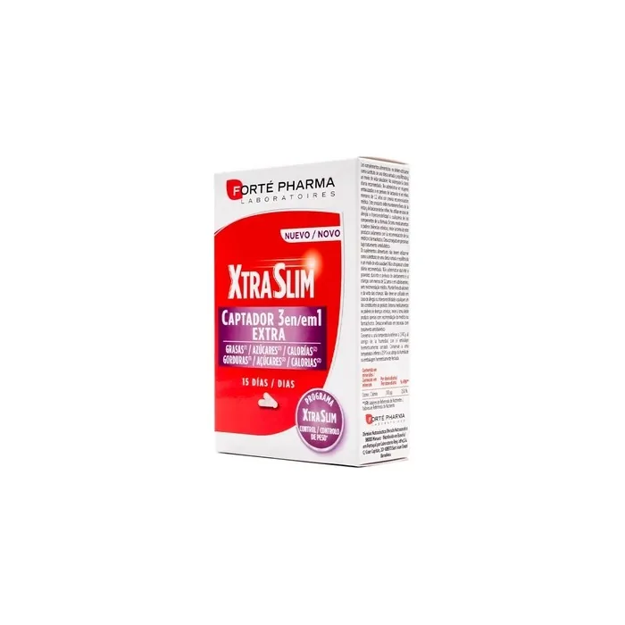 Fort Pharma Xtraslim Captador 3 In 1 60 Capsules