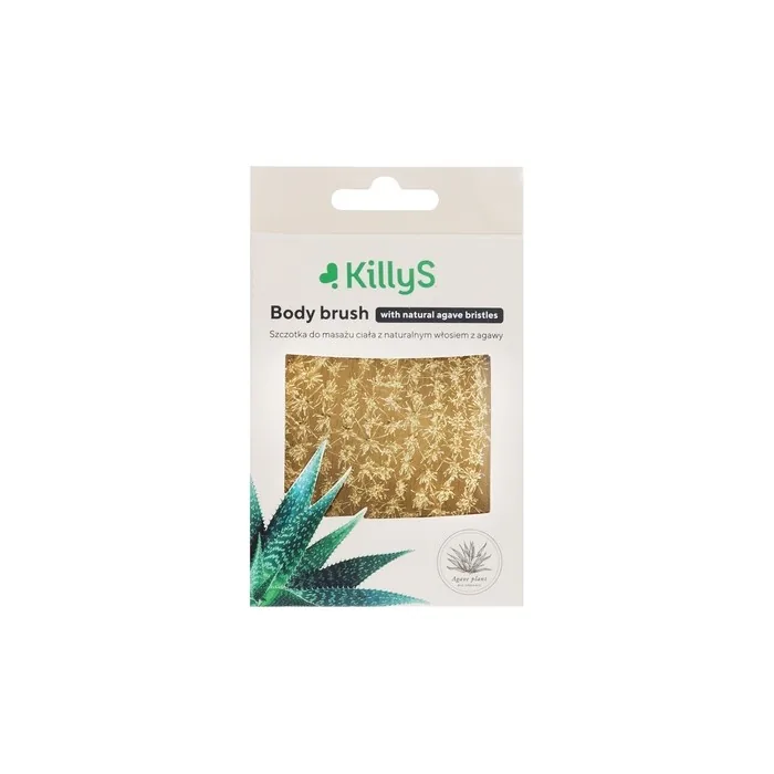 Killys Body Brush Natural Agave Hair Body Brush