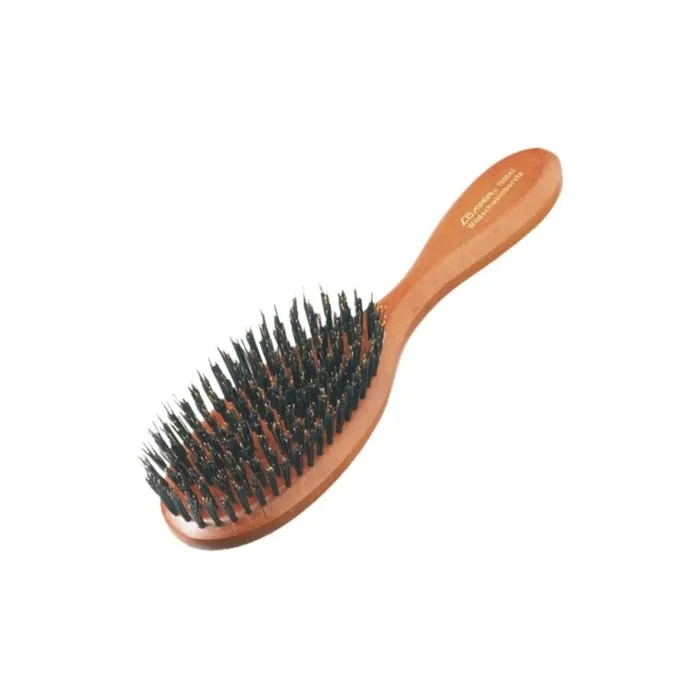 Pneumatic Brush Made of Rosewood with Real Boar Bristles 11 Rows