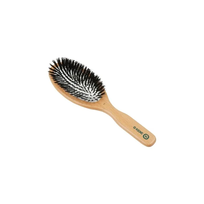 Kent V07 Vegan Boar Bristle Hair Brush Large Organic Hair Brush for Smoothing