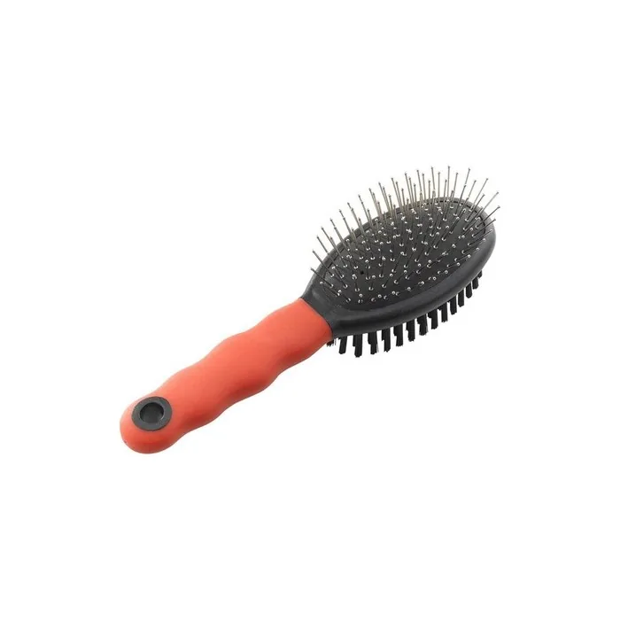 Brush Oval Small Red 19.5x5.5x5.5 Cm