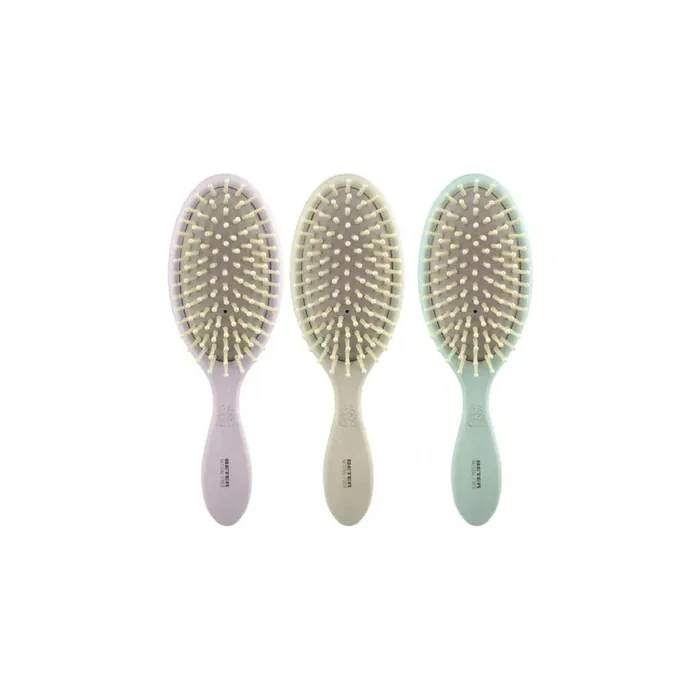 Beter Natural Fiber Pneumatic Brush With Wooden Pins Size 1 Unit